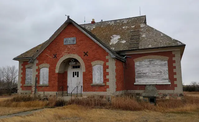 The old brick schoolhouse
